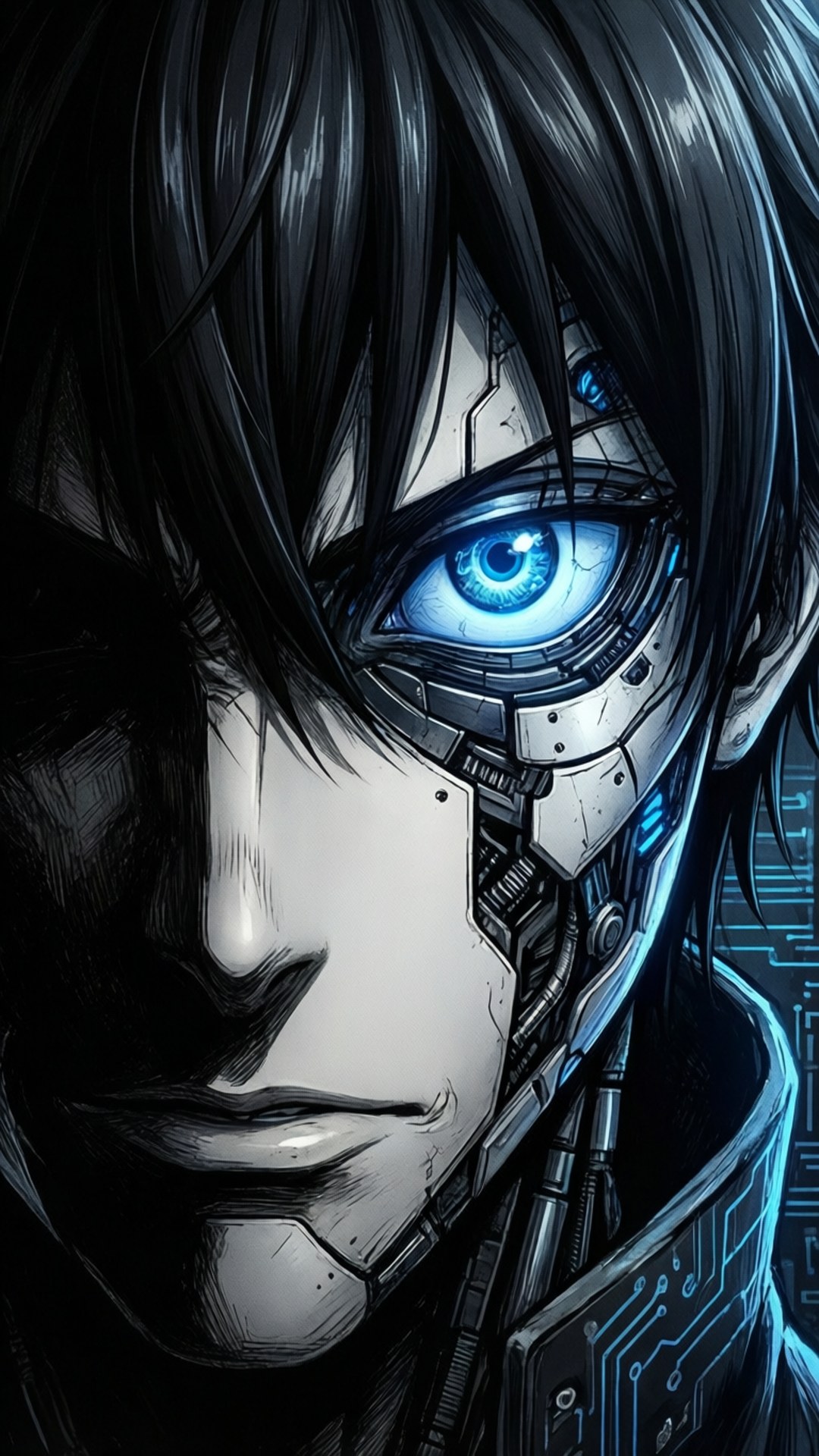 Cyber Eye Noiz by Wallpapers.art Studio
