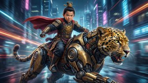 Cyber Panther Rider