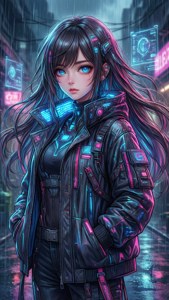 Cyberpunk Anime Girl