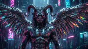 Cyberpunk Baphomet
