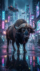 Cyberpunk Buffalo