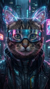 Cyberpunk Catboy