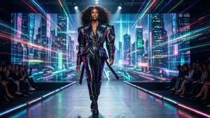 Cyberpunk Catwalk Queen