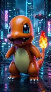 Cyberpunk Charmander