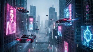 Cyberpunk City Depth