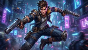 Cyberpunk Claude Jump