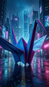 Cyberpunk Crane