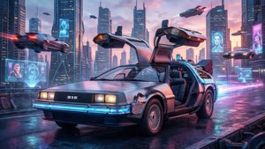 Cyberpunk DeLorean