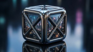 Cyberpunk Die Reflection