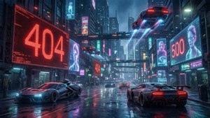 Cyberpunk Error City