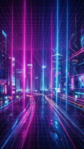 Cyberpunk Grid Leaks