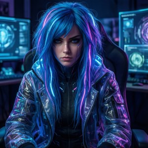 Cyberpunk Hacker