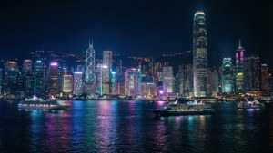 Cyberpunk Harbor Nights