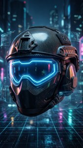 Cyberpunk Helmet Vision