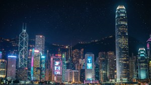 Cyberpunk Hong Kong Night