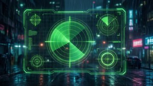Cyberpunk HUD Overlay