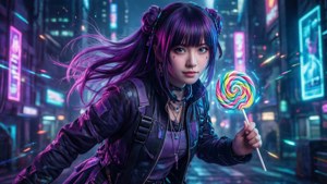 Cyberpunk Lollipop