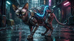 Cyberpunk Lykoi