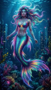 Cyberpunk Mermaid Tail