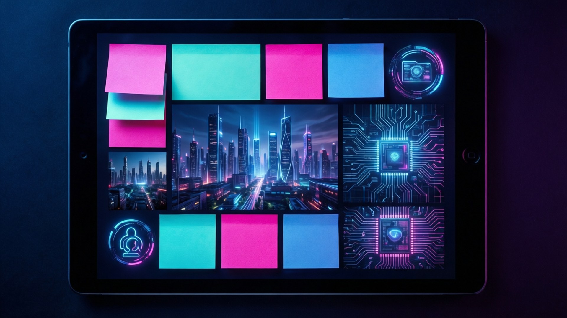 Cyberpunk Moodboard by Wallpapers.art Studio