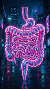 Cyberpunk Neon Intestines