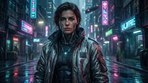 Cyberpunk Night Stroll