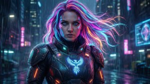 Cyberpunk Phoenix