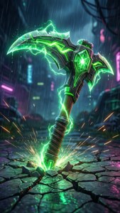Cyberpunk Pickaxe
