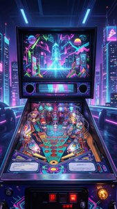 Cyberpunk Pinball Future