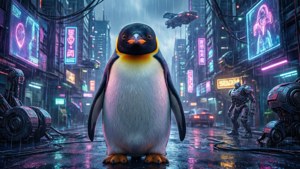 Cyberpunk Pingu