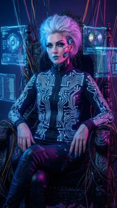 Cyberpunk Queen