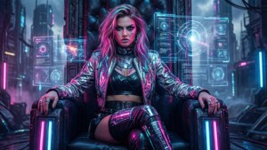 Cyberpunk Queen