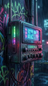 Cyberpunk Radio Transceiver