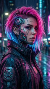 Cyberpunk Rain