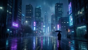 Cyberpunk Rainy Night