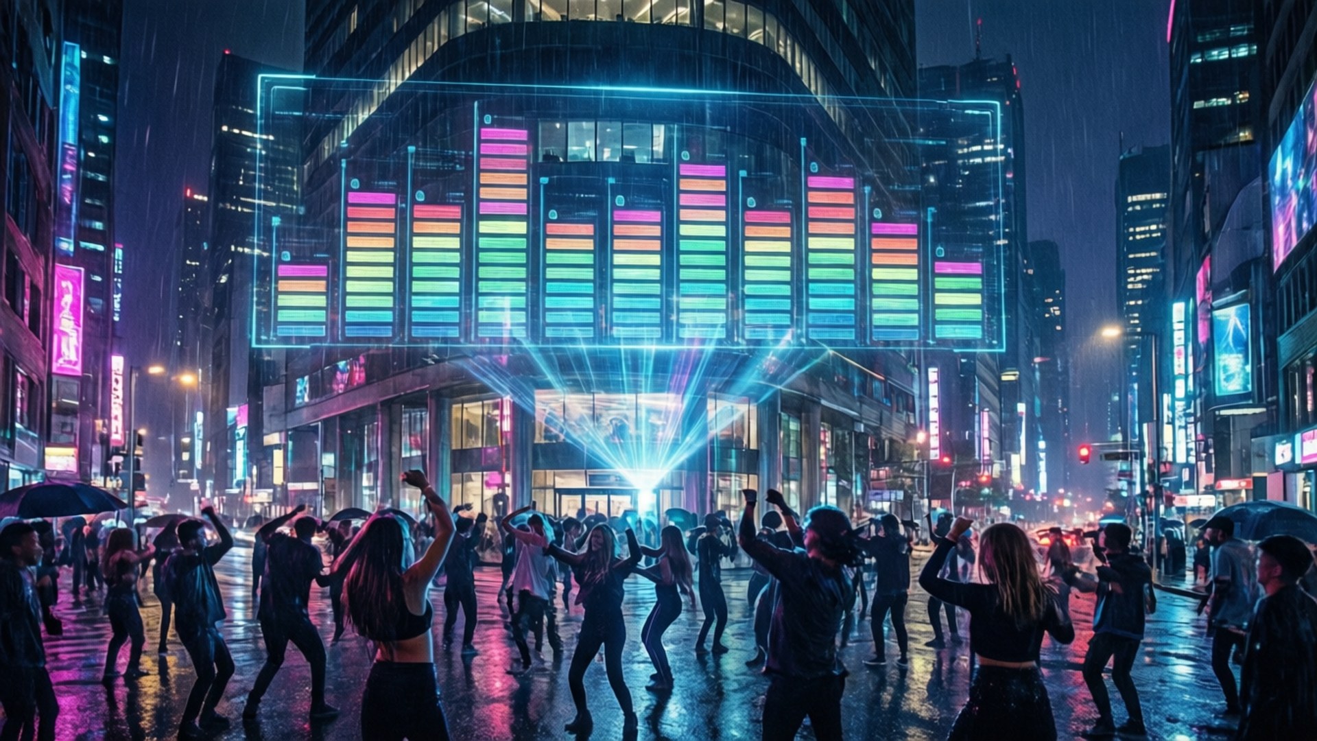 Cyberpunk Rave by Wallpapers.art Studio