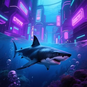 Cyberpunk Shark