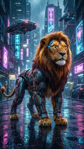 Cyberpunk Simba
