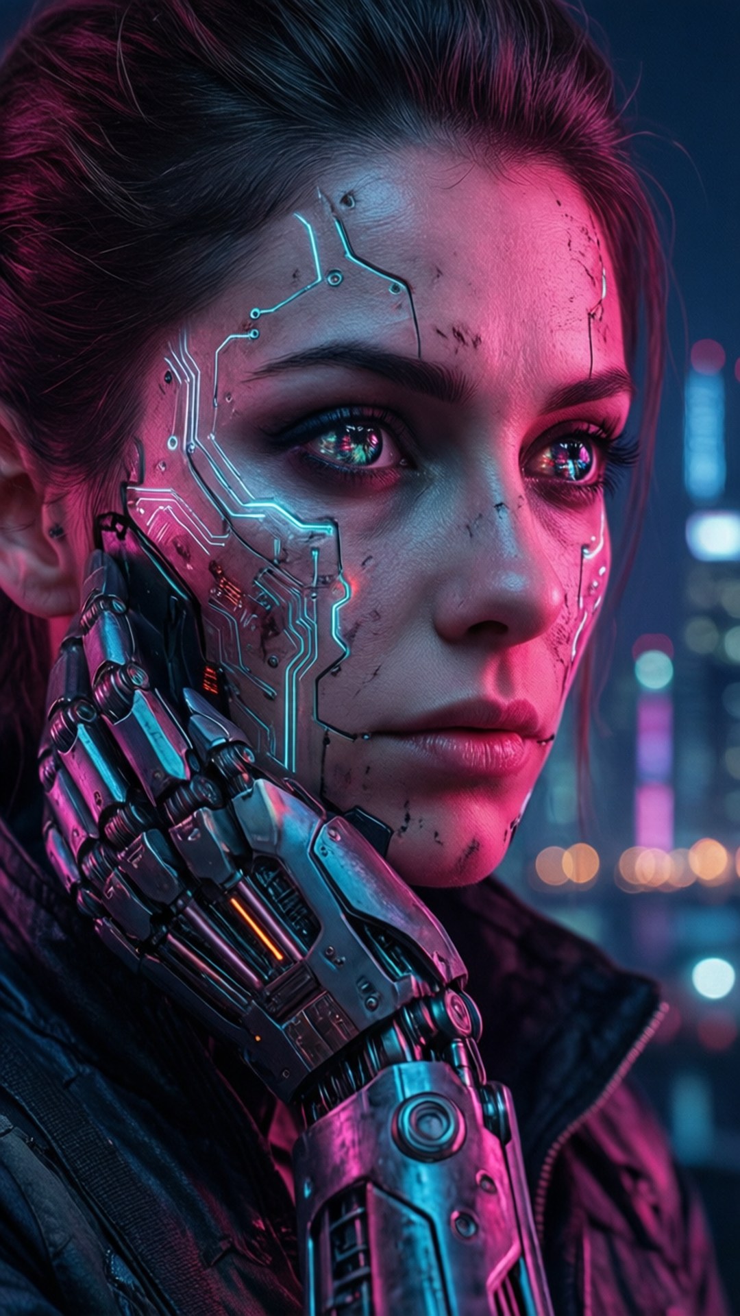 Cyberpunk Sinner by Wallpapers.art Studio