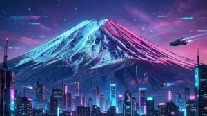 Cyberpunk Snow Peak