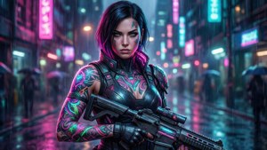 Cyberpunk Squad Leader