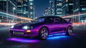 Cyberpunk Supra Night