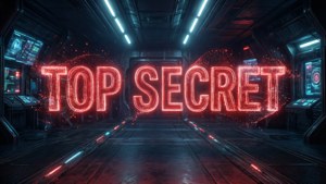 Cyberpunk Top Secret Hologram