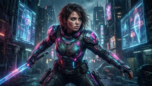 Cyberpunk Warrior