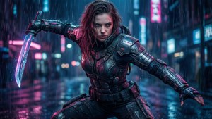 Cyberpunk Warrior Antje Traue