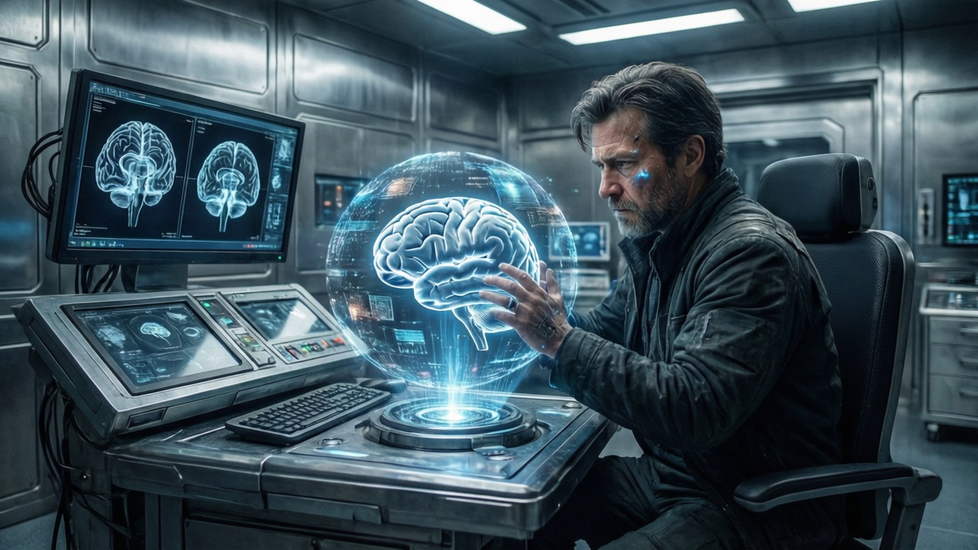 Cyborg Lab by Wallpapers.art Studio