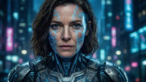 Cyborg Neon Future