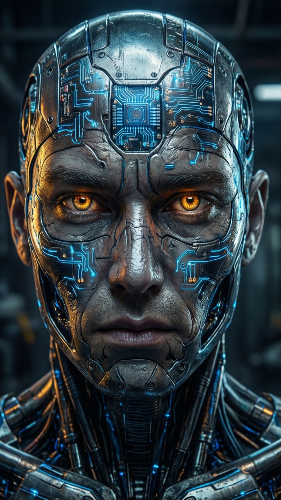 Cyborg Vision by Wallpapers.art Studio