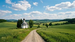 Czech Countryside Church