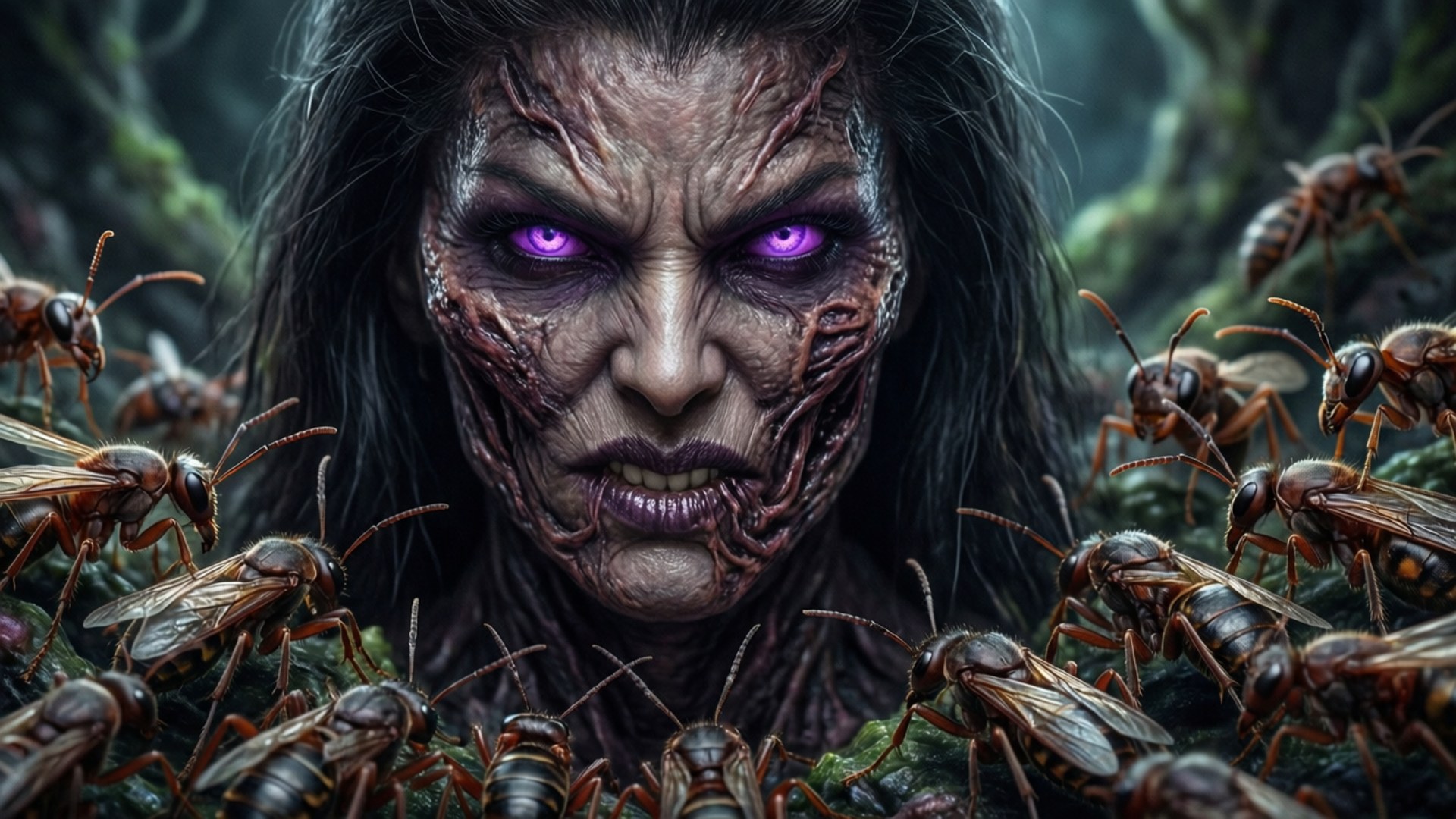 D'Vorah's Insect Hive by Wallpapers.art Studio